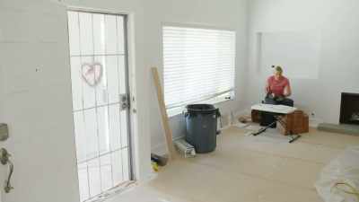 Today, I wanted to have them
come back and work on their fireplace, - Help! I Wrecked My House