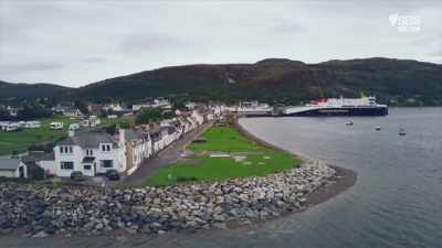 Today, it's a tourist hotspot
and gateway to the Outer Hebrides. - Scotland from the Sky