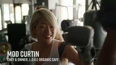 Today, Kollins is putting
me and restaurateur, Mod, - Evolving Vegan
