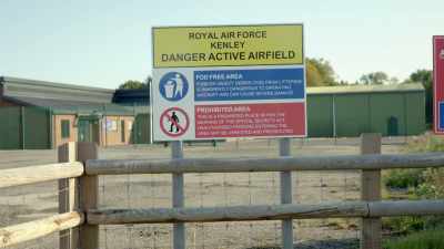 Today, its remaining buildings and runway - The Buildings That Fought Hitler