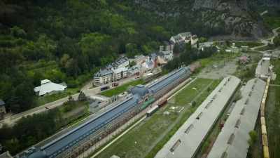 Today, the abandoned station is a
testament to its former glory, - Secrets of the Railways