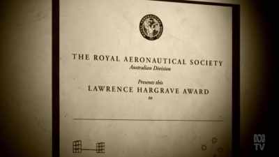 Today, the Lawrence Hargrave Award - Aussie Inventions That Changed The World