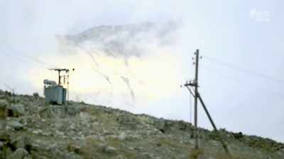 Today, the rebels hide out
in these mountains, - From Russia to Iran: Crossing Wild Frontier