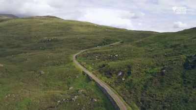 Today, the road is privately owned. - Scotland from the Sky