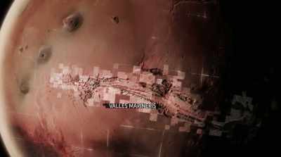 Today there are only two places
on Mars' surface - Mars: One Day on the Red Planet