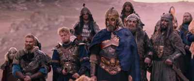 Today they're his guests, tomorrow subjects, - The Last Warrior