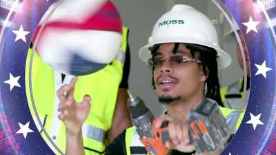 TODAY, WE LEARN THE ARCHITECTURE
OF NEW HOUSING. - Harlem Globetrotters: Play It Forward
