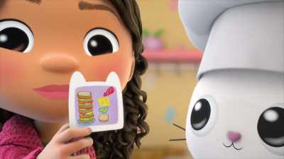 Today we'll be making
CatRat's favorite sandwich. - Gabby's Dollhouse