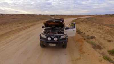 Today's lesson,
in the remote outback... - Outback Opal Hunters