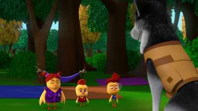 Today's lesson
is Search and Rescue, - The Chicken Squad
