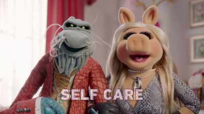 Today's topic is self-care, - Muppets Now
