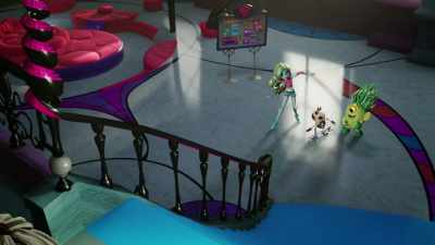Together, under one roof,
making friends with each other. - Monster High: Electrified