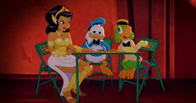 (toilet flushing) - Legend of the Three Caballeros