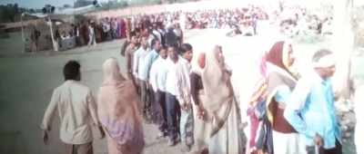 "Token numbers 250 to 300.
Please stand in line." - Sui Dhaaga - Made in India