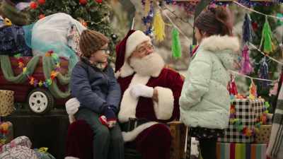 - Told you.
- In-in any case... - Rescuing Christmas