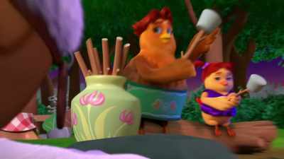 Told you this vase
would come in handy! - The Chicken Squad
