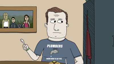 - Tom...I'm schtupping
your mother. - Ten Year Old Tom