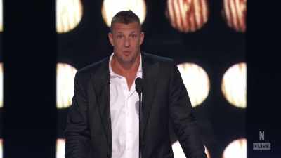 Tom left you on the Patriots
so you couldn't blow him anymore. - The Roast of Tom Brady