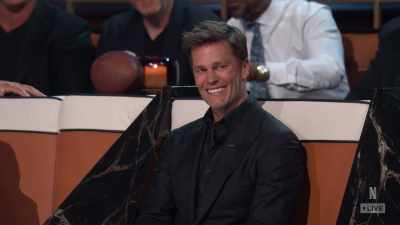 Tom looks like
he bleaches his asshole just in case. - The Roast of Tom Brady