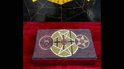 Tom had originally
designed the planchette, - Twisted Tale: The Unmaking of Spookies