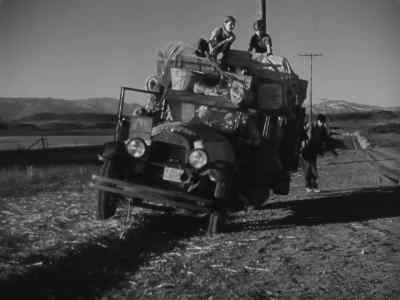 TOM:
Pa. Let's try that other tire. - The Grapes of Wrath