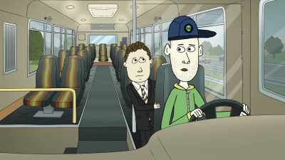 Tom, put your seatbelt on,
because we are going 90, - Ten Year Old Tom