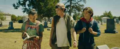 Tom said, "Huck, do you reckon
Hoss Williams hears us talking?" - The Quest for Tom Sawyer's Gold