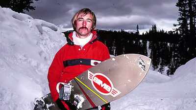 Tom Sims showed up
with some photographers. - Dear Rider: The Jake Burton Story