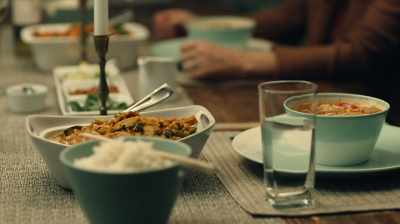 Tom yum soup,
red curry chicken and pad thai. - Thicker Than Water