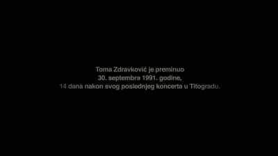 Toma Zdravković died
on September 30, 1991, - Toma