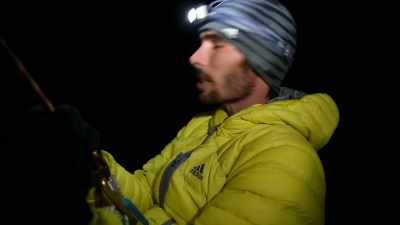 Tommy's currently working out
the world's hardest down climb. - The Dawn Wall