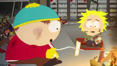 Tomorrow, he'll start
his own affinity group - South Park (Not Suitable for Children)