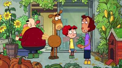 - Tomorrow night?
Oh, your father's taking me out - It's Pony