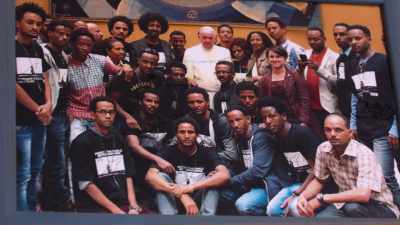 Tomorrow, one of them that I rescued, Tedese, - Stories of a Generation - with Pope Francis