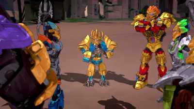 Tomorrow, you will begin
your search for Makuta’s Mask, - Lego Bionicle: The Journey to One