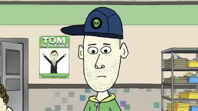 - Tom's running for office, - Ten Year Old Tom