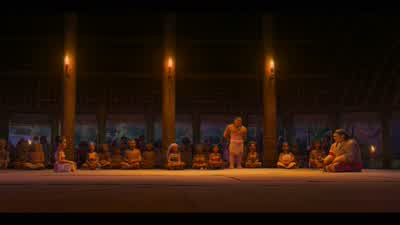 Tonight, we drink from our ancestors' bowl, as Tautai Vasa once did, to bestow this title on you. - Moana 2