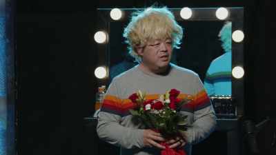 Tonight is my final
performance as Chris Grace. - Chris Grace: As Scarlett Johansson
