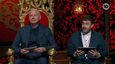 Tonight, our contestants
have been asked to bring in - Taskmaster