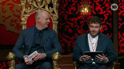 Tonight, our contestants
have been asked to bring in - Taskmaster