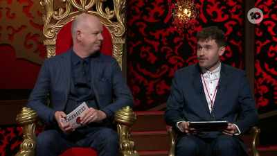 Tonight, our contestants
have been asked to bring in - Taskmaster