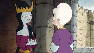 Tonight is wedding night,
so is time we had talk. - Disenchantment