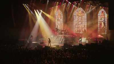 ♪ Tonight we're summoned
for a divine cause ♪ - Ghost: Rite Here Rite Now