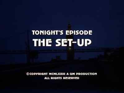 Tonight's episode:
"The Set-Up." - The Streets of San Francisco