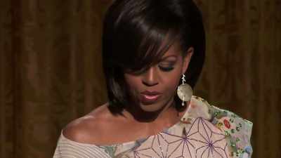 Tonight's event
is really just another way - First Ladies