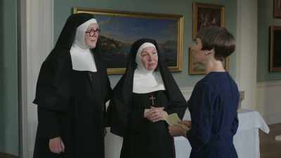 Tonight's party is to
 celebrate the launch - Sister Boniface Mysteries