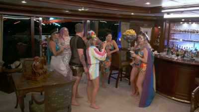 Tonight's Spanish
Mardi Gras Pride party, - Below Deck Down Under