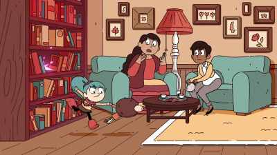 -[Tontu grunts]
-[cat yowling] - Hilda