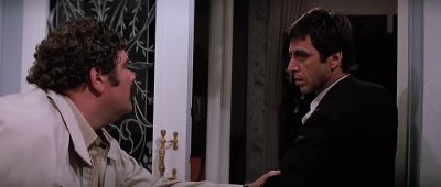 Tony, we can't stay here.
We gotta go. - Scarface