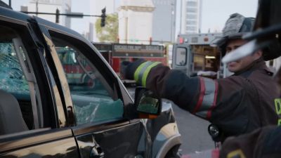 Tony, get a C-collar on this guy. - Chicago Fire